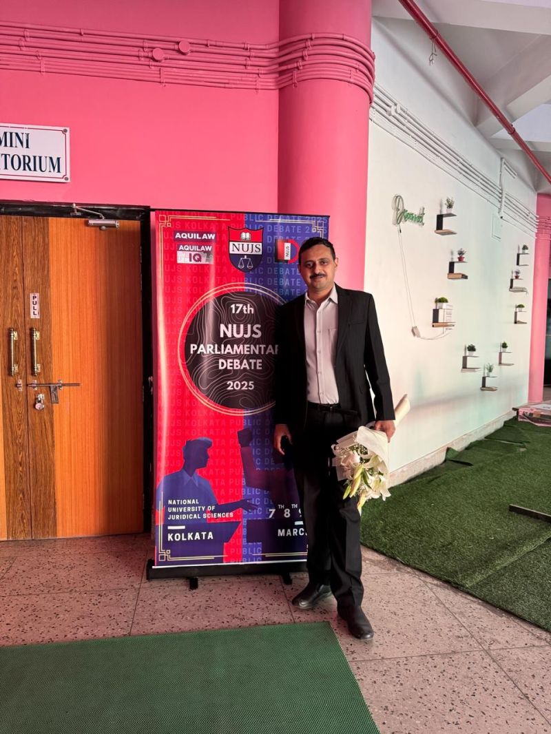Soumya Banerjee, Partner was the guest of honour at the event. He is also an alumni of the first batch of NUJS.