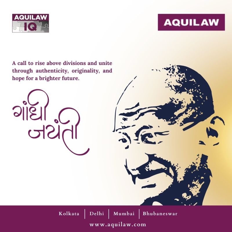 Celebrating Gandhi Jayanti. Let's walk together, honoring the spirit of unity and truth, toward a brighter tomorrow.